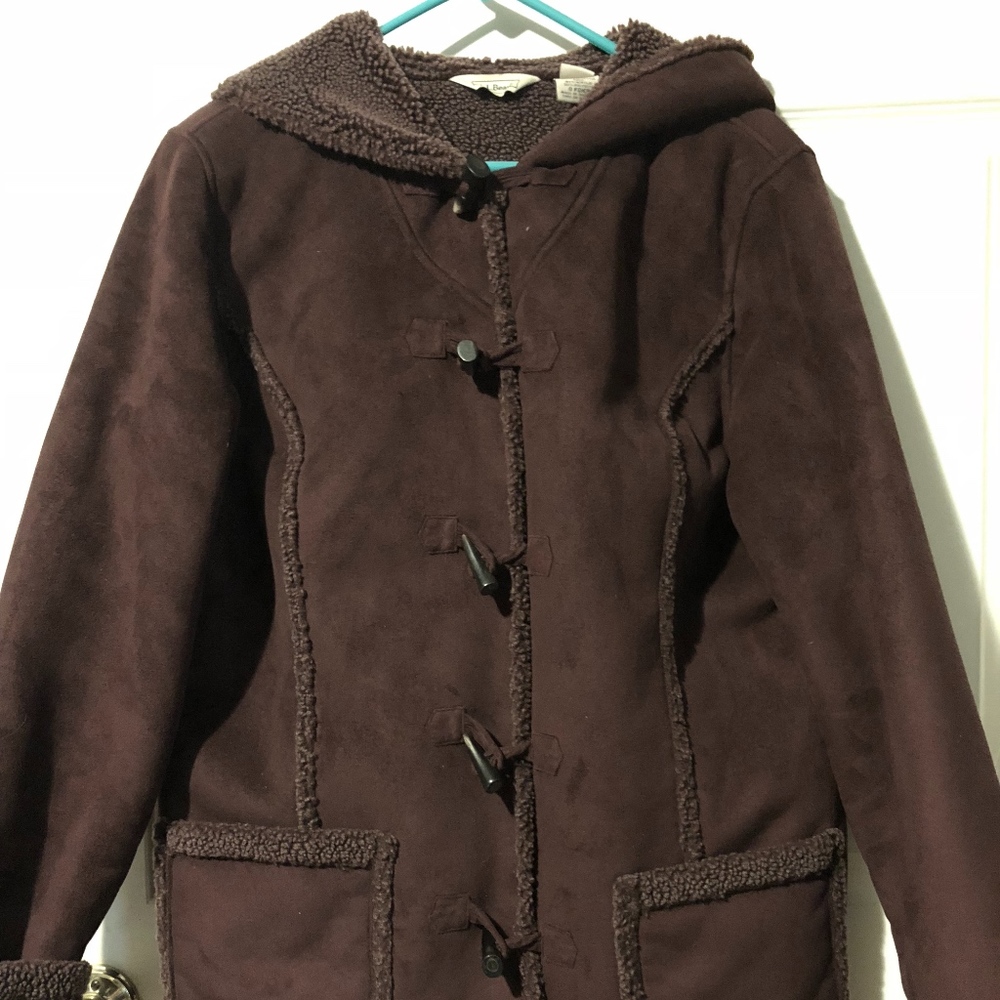 Women's LL Bean Sherpa Fleece coat